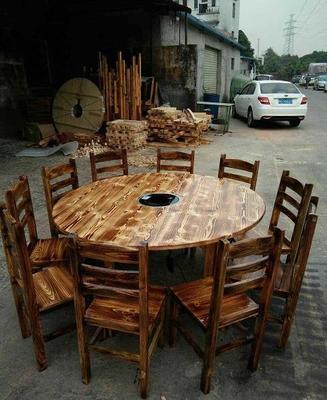 碳燒木餐桌與火鍋桌 實用與美學(xué)的完美融合